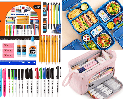 school supplies, being smart is important. but it is meaningless to be smart if you do not have good manners or manners cover photo collage