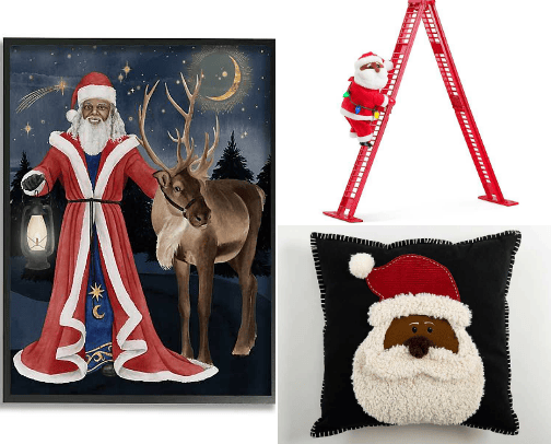Melanin Christmas Items cover photo collage