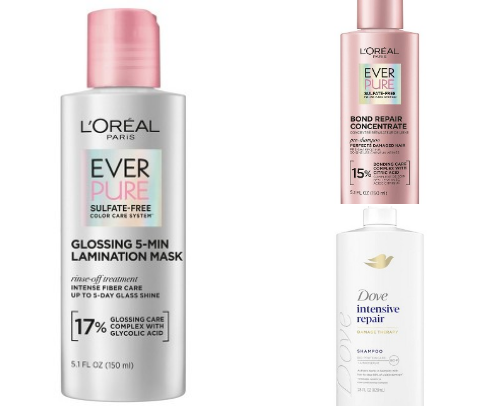 my non-negotiable hair staples cover photo collage