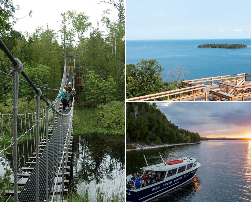 Door County Weekend Getaway recs cover photo collage