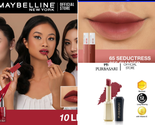 Lipstic 💄 cover photo collage