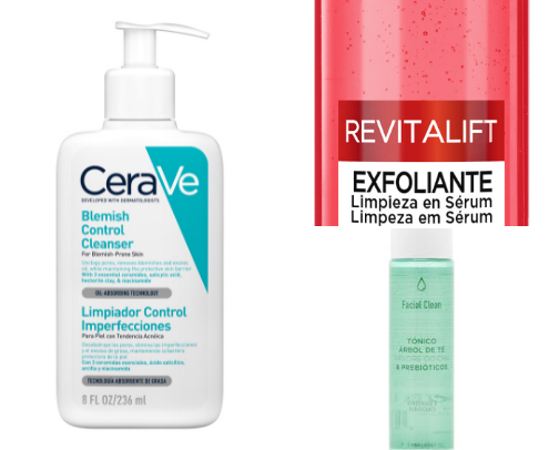 Mis imprescindibles de skincare para piel grasa con granitos cover photo collage