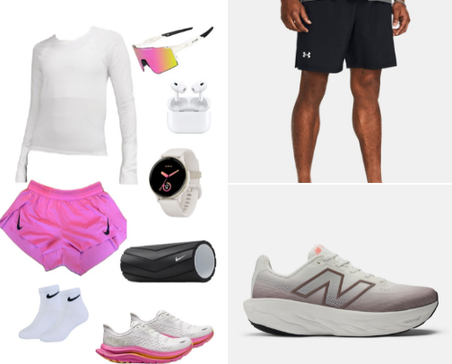 The Runner’s Closet: Top Running Gear cover photo collage