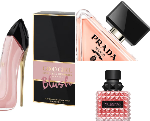 That girl perfumes cover photo collage