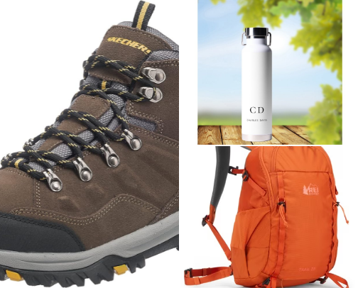 Hiking and camping essentials cover photo collage