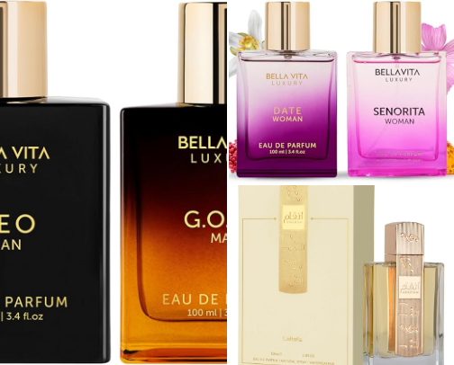 Fragrance/ Perfume cover photo collage