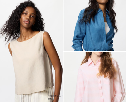 Uniqlo Spring Apparel cover photo collage
