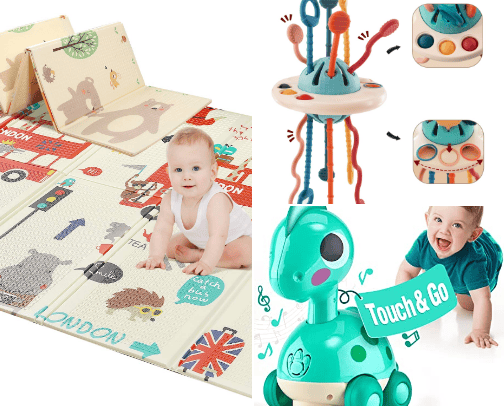 Amazon Baby Toys cover photo collage