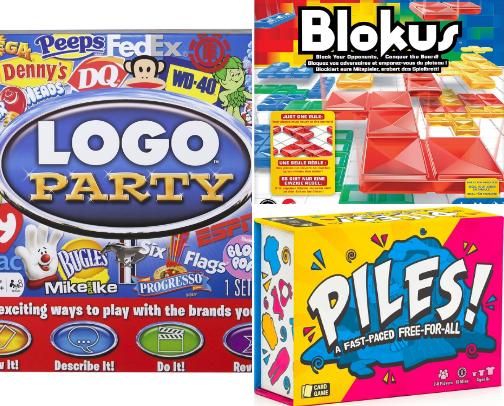 Adult/Older Child Family Games cover photo collage