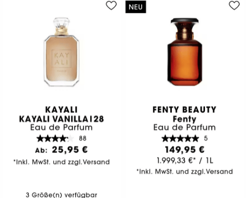 Perfumes cover photo collage
