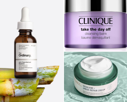 Skin products I swear to cover photo collage