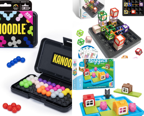 Best Puzzles & Brain Games for Kids cover photo collage