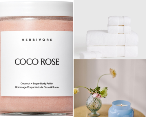 At-Home Spa Accessories cover photo collage