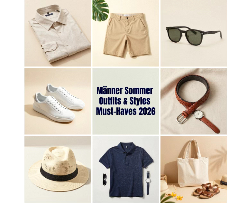 Männer Sommer-Outfits & Style Must-Haves ☀️👕 cover photo collage