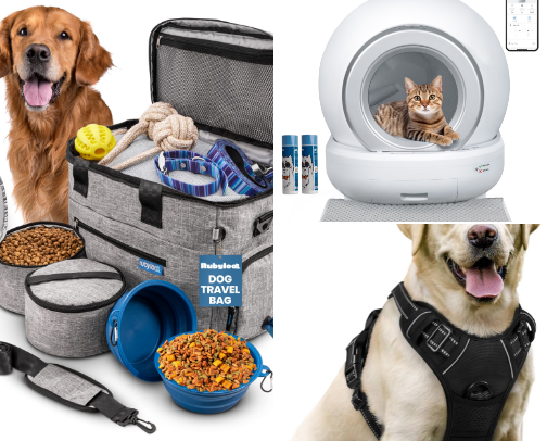 Pet supplies cover photo collage