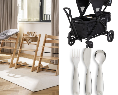 Baby Registry, Gifts, Toys, Educational Tools for Kids cover photo collage