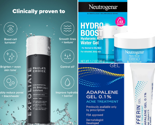 The Ultimate Oily Skin Routine Starter Kit cover photo collage