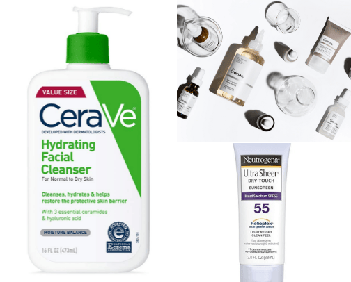 Can't live without Dry Skin Care Routine cover photo collage