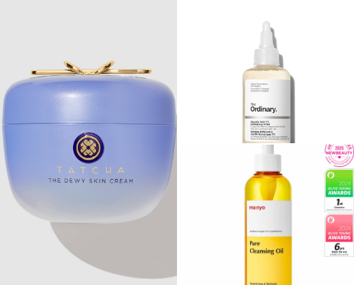 Skincare I Can't Live Without (DRY SKIN) cover photo collage