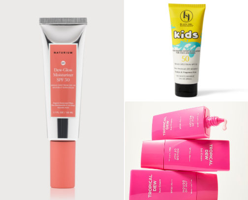 SPF Obsessed: My Ride-or-Die Sunscreens cover photo collage