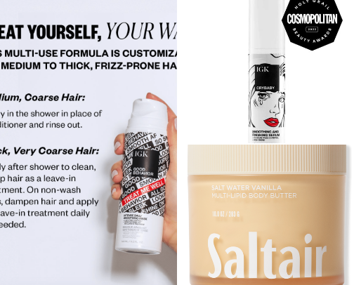 Hair / Beauty recommendations cover photo collage