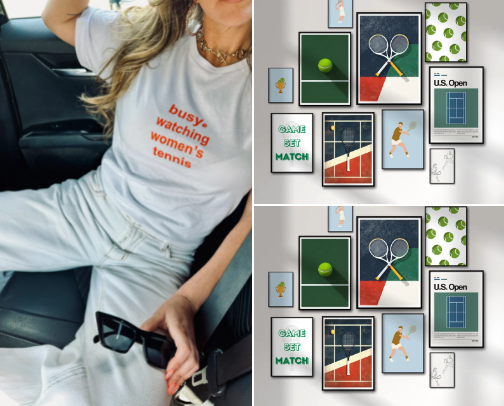 gift guide: the tennis lover cover photo collage