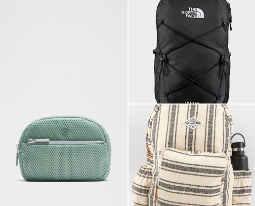 What’s in my back pack junior year of HS cover photo collage