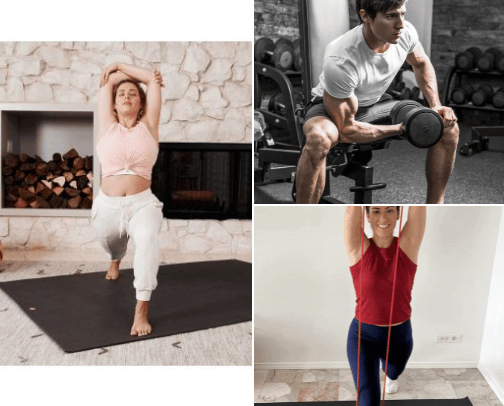 Fitness cover photo collage