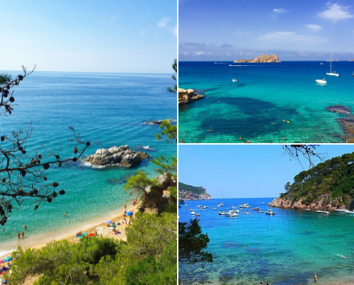 BEACHES & VIEWS (Spain/ Barcelona) cover photo collage
