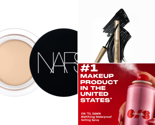 Makeup must haves. cover photo collage