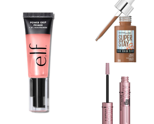 The makeup and skincare products that help me look my best! cover photo collage