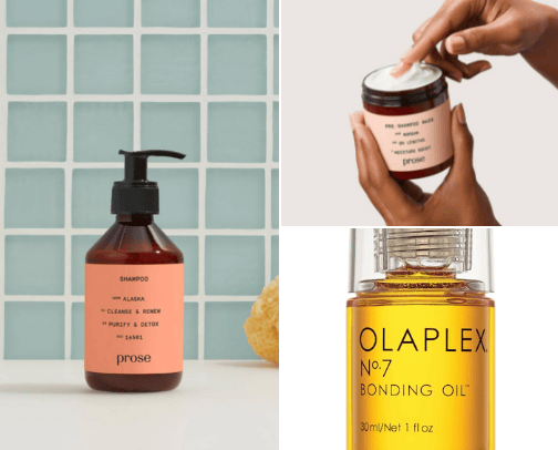 haircare cover photo collage