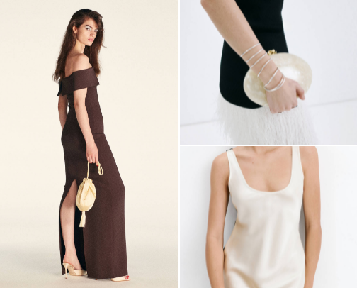 Stylist Recommends: Bags for Slip Dresses & Satin Skirts cover photo collage