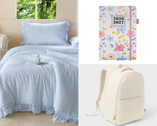 college girl essentials + apartment finds 🎀 cover photo collage