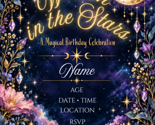 Birthday Invitations cover photo collage