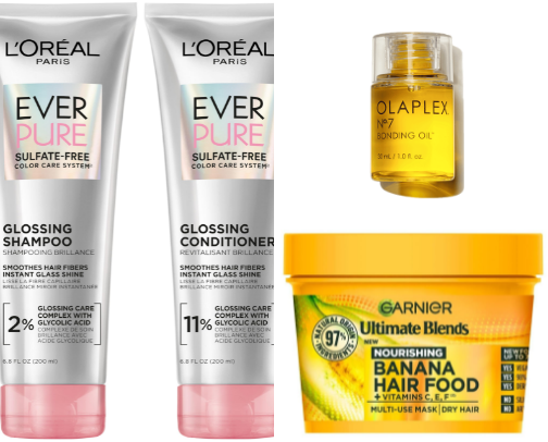 Hair must haves cover photo collage