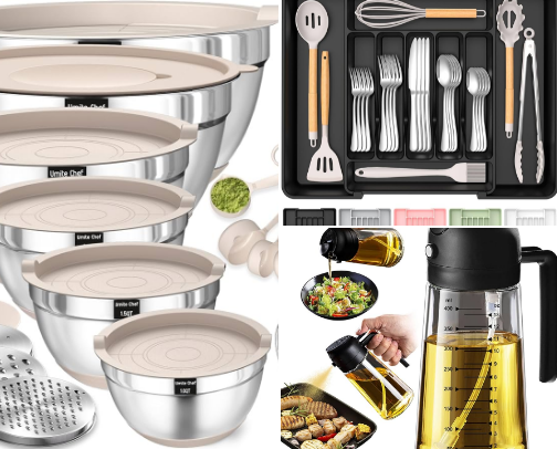 Amazon Kitchen favorites-Viral +Useful cover photo collage