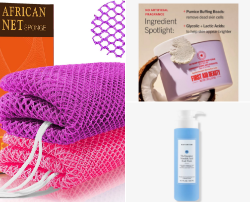 Body care 🧼🛁 cover photo collage