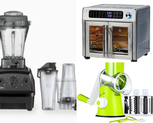 My Go-To kitchen items, machines and innovative gadgets cover photo collage