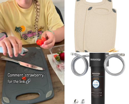 Necessary kitchen tools cover photo collage