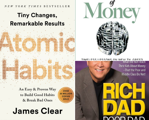 Books That Changed My Mindset cover photo collage