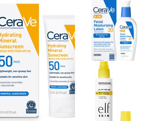 Everyday Essential SPF Skincare cover photo collage