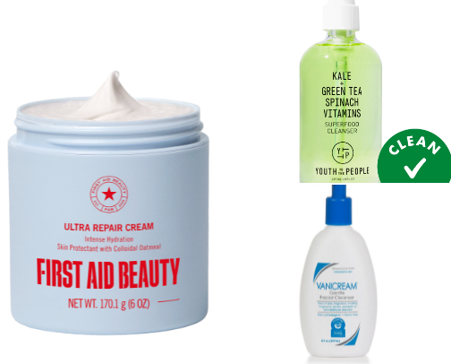 skincare favorites cover photo collage