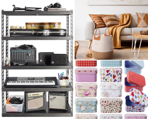 Heavy-Duty Storage & Single-Room Organization cover photo collage