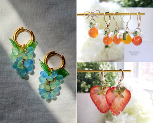 Earrings recommendations for the summer cover photo collage