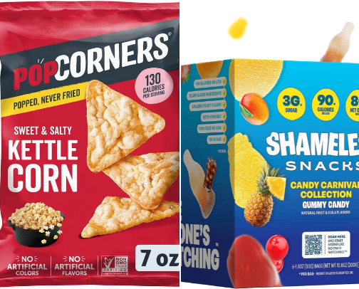 Favorite snacks cover photo collage