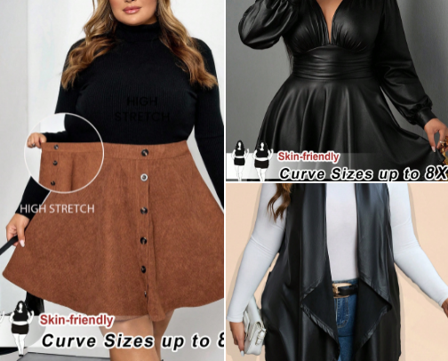 Fall and Winter Fashion for my Plus size Queens cover photo collage