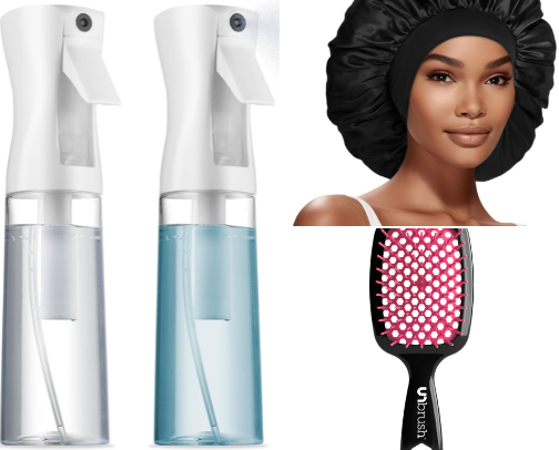 Natural Hair Products cover photo collage