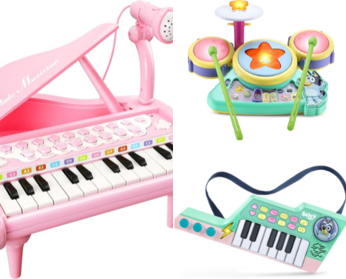 Baby Music Magic 🎶🎤🎸🎺🥁🎹 cover photo collage