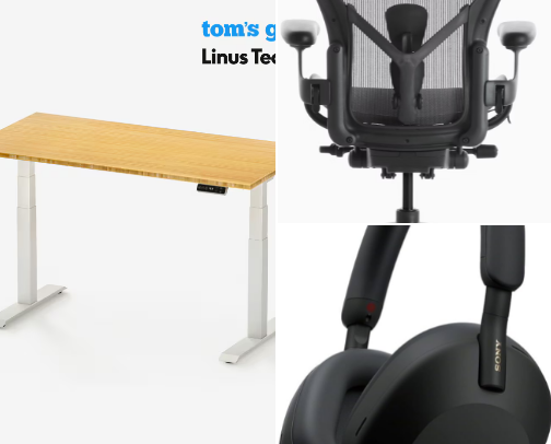 The Ultimate Remote Work Toolkit: Build Your Dream Desk Setup cover photo collage